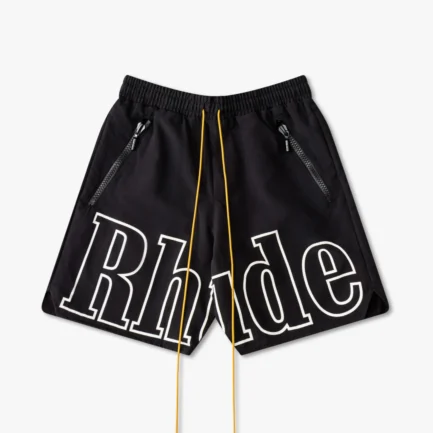 black rhude shorts